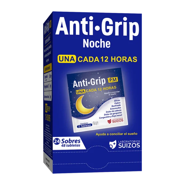 Antigrip P.M 48 tabletas