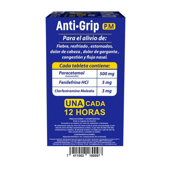 Antigrip P.M 48 tabletas - Imagen 3