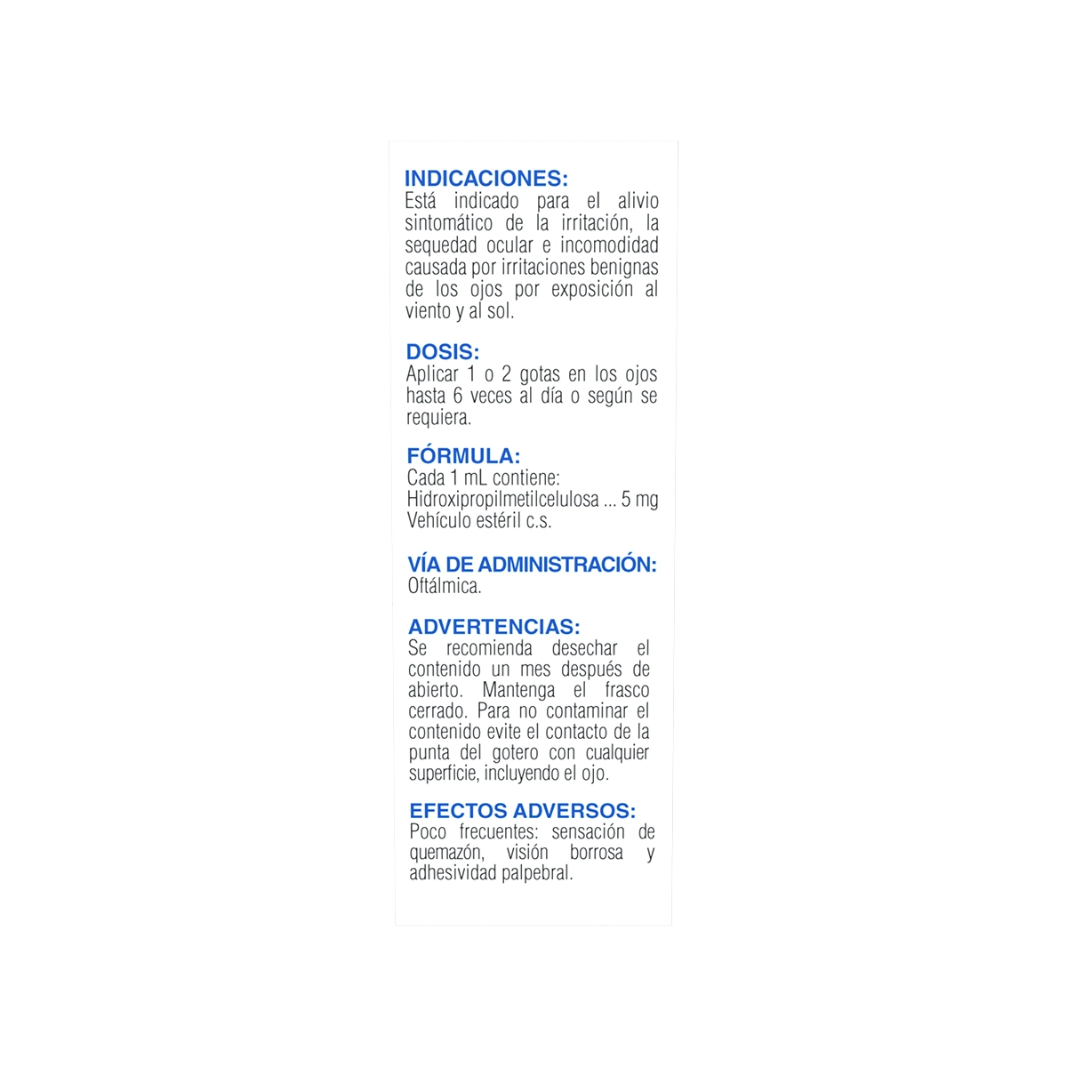 Lagrimas Naturales 0.5% - Imagen 4